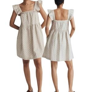 Madewell Womens Flutter Sleeve Mini Dress XS